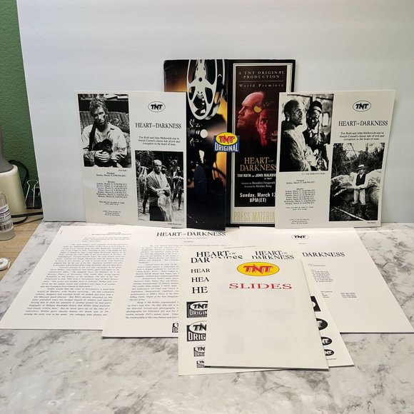 TNT Movie Press Kit Heart of Darkness 1993 Tim Roth John Malkovich Photos Slides - Picture 7 of 7